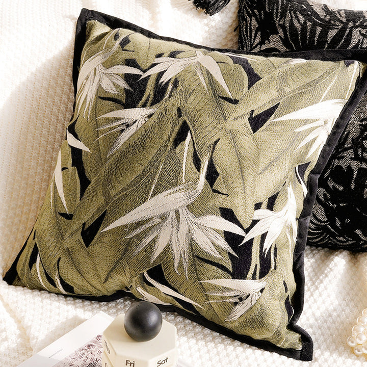 Artistic Botanical Throw Pillow