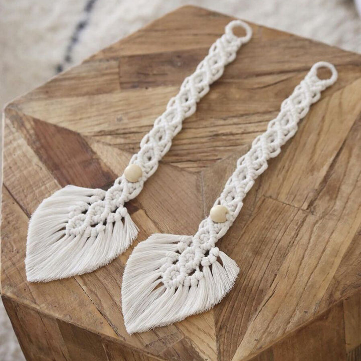 Macrame Curtain Tieback Holder