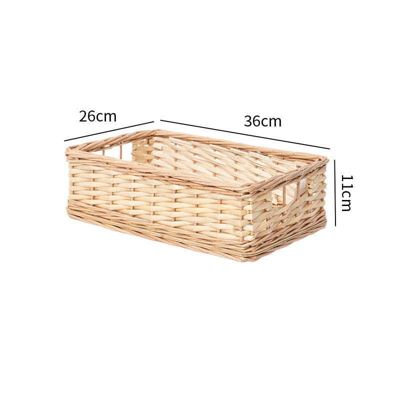 Handcrafted Natural Woven Storage Tray