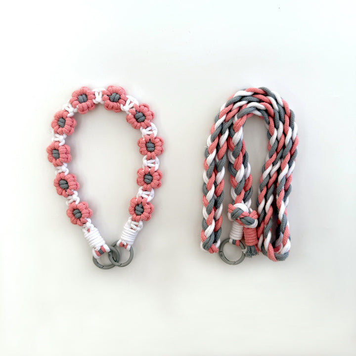 Macrame Dog Leash Holder
