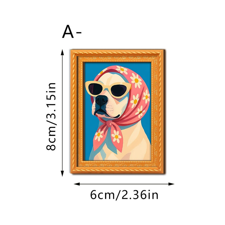 Decorative cat art with futuristic design