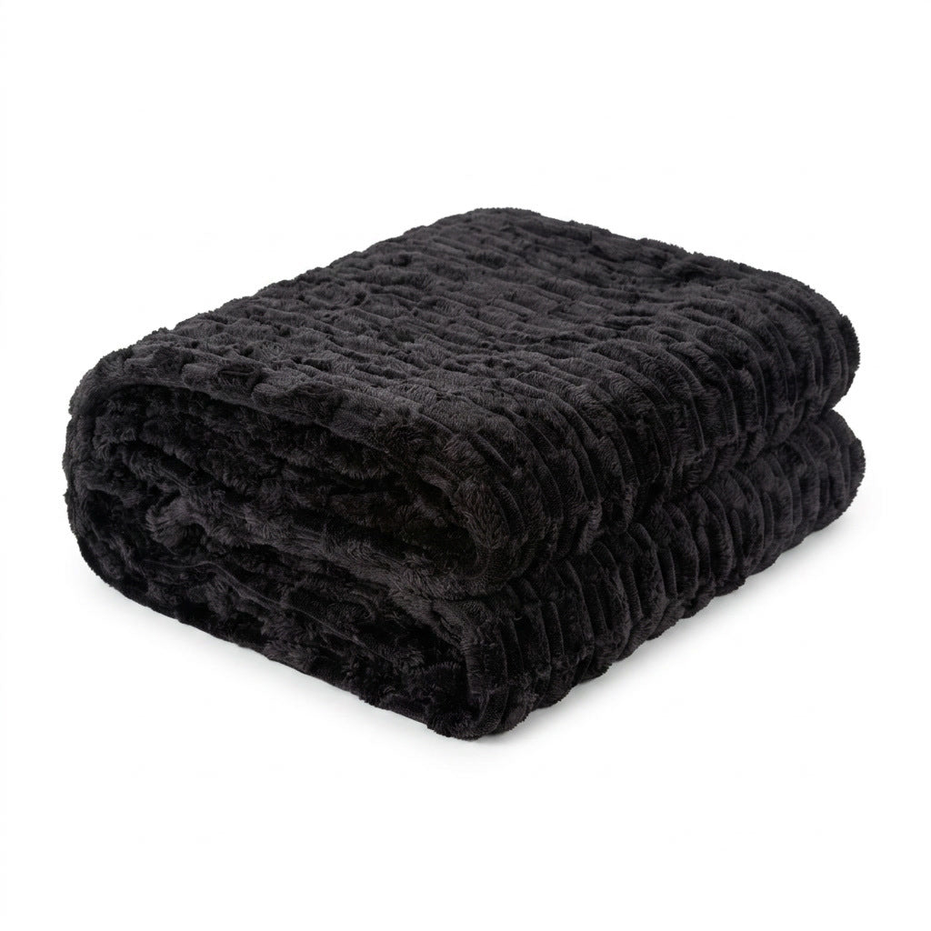 Ultra-Soft Textured Plush Blanket