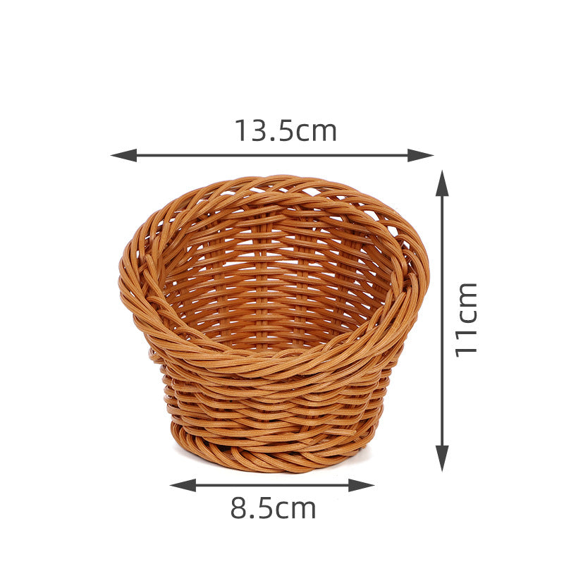 Decorative Woven Round Basket