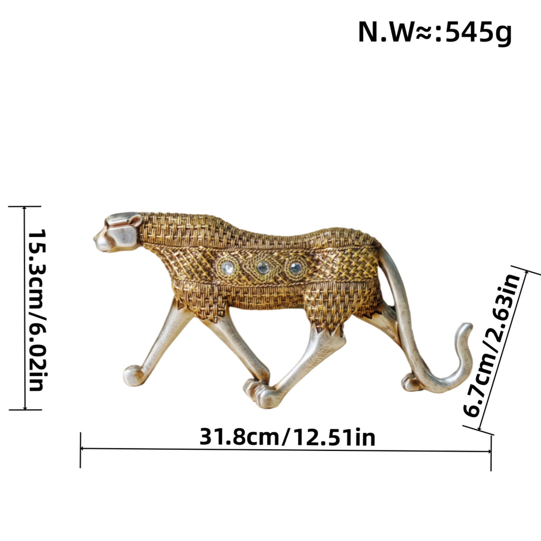 Elegant decorative figure of a panther