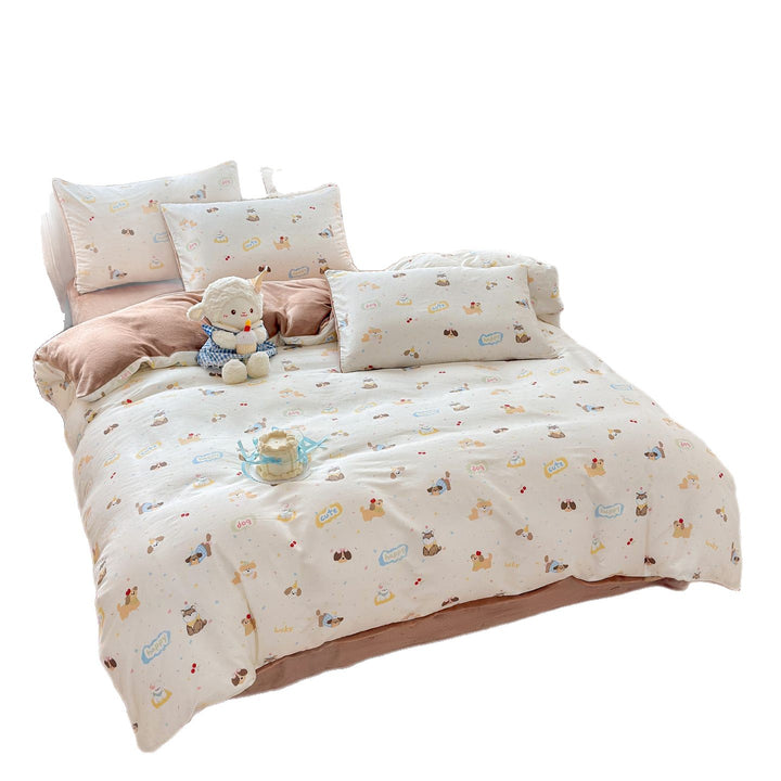 Fun Cartoon-Themed Quilt Set