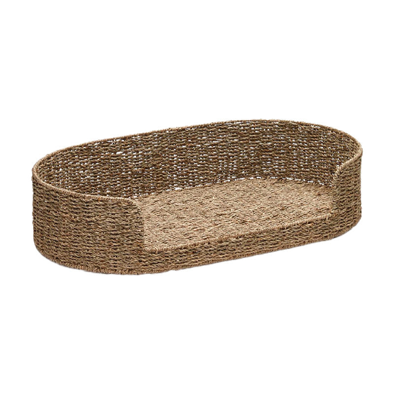 Cozy and stylish dog bed made of braided material