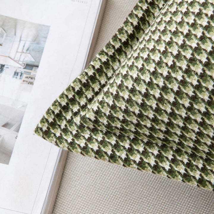 Checkered Pattern Accent Cushion