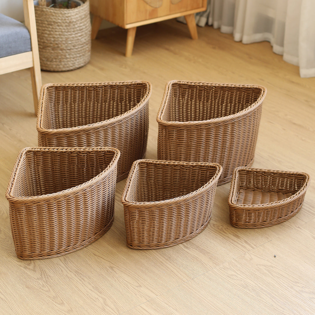 Corner Woven Storage Basket