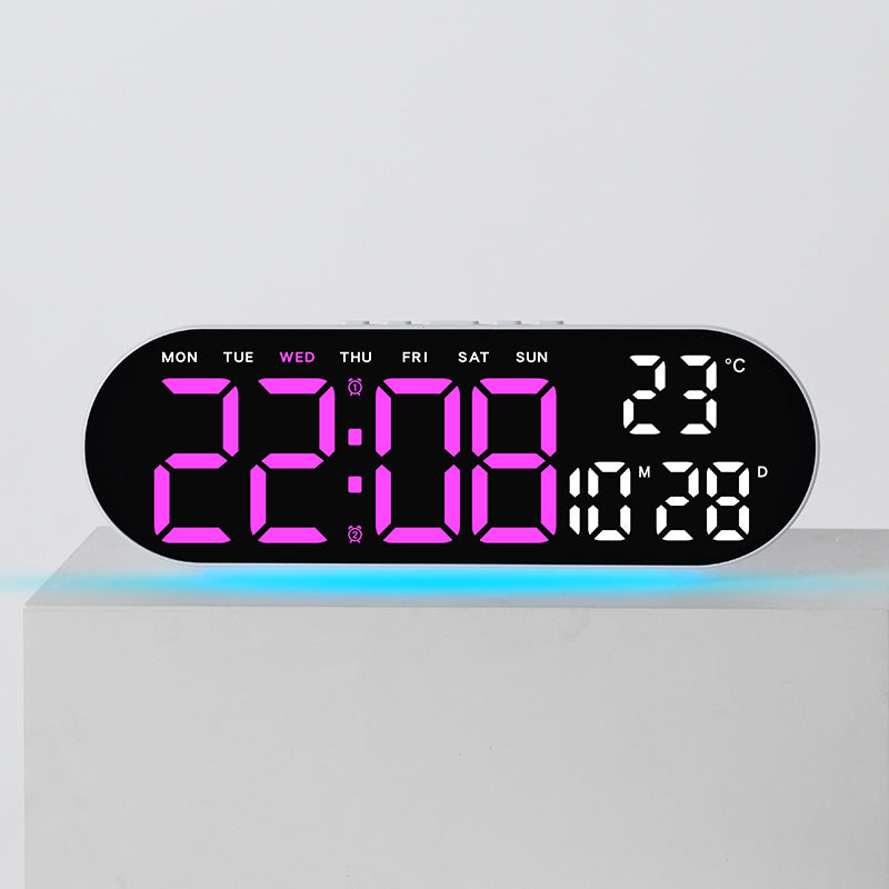 Digital Multi-Function Alarm Clock with Temperature Display