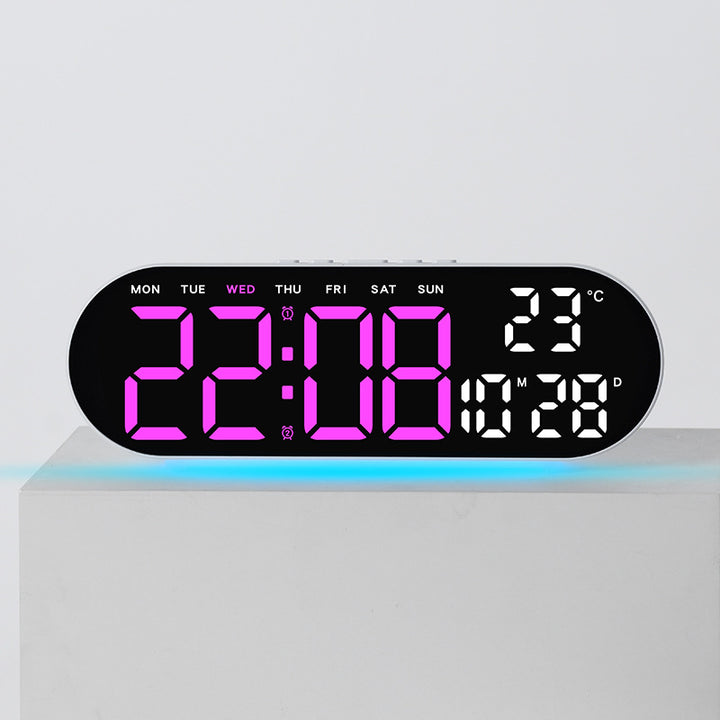 Digital Multi-Function Alarm Clock with Temperature Display