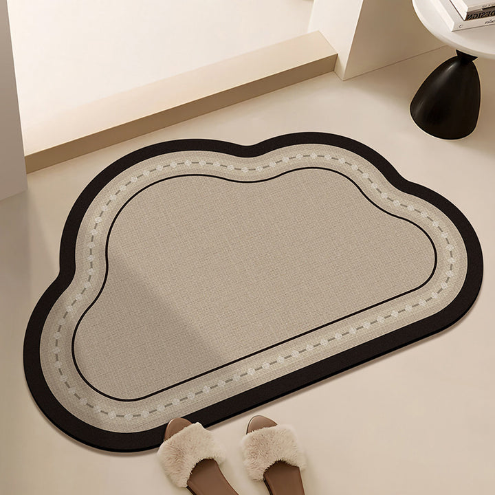 Floral-Printed Bath Runner