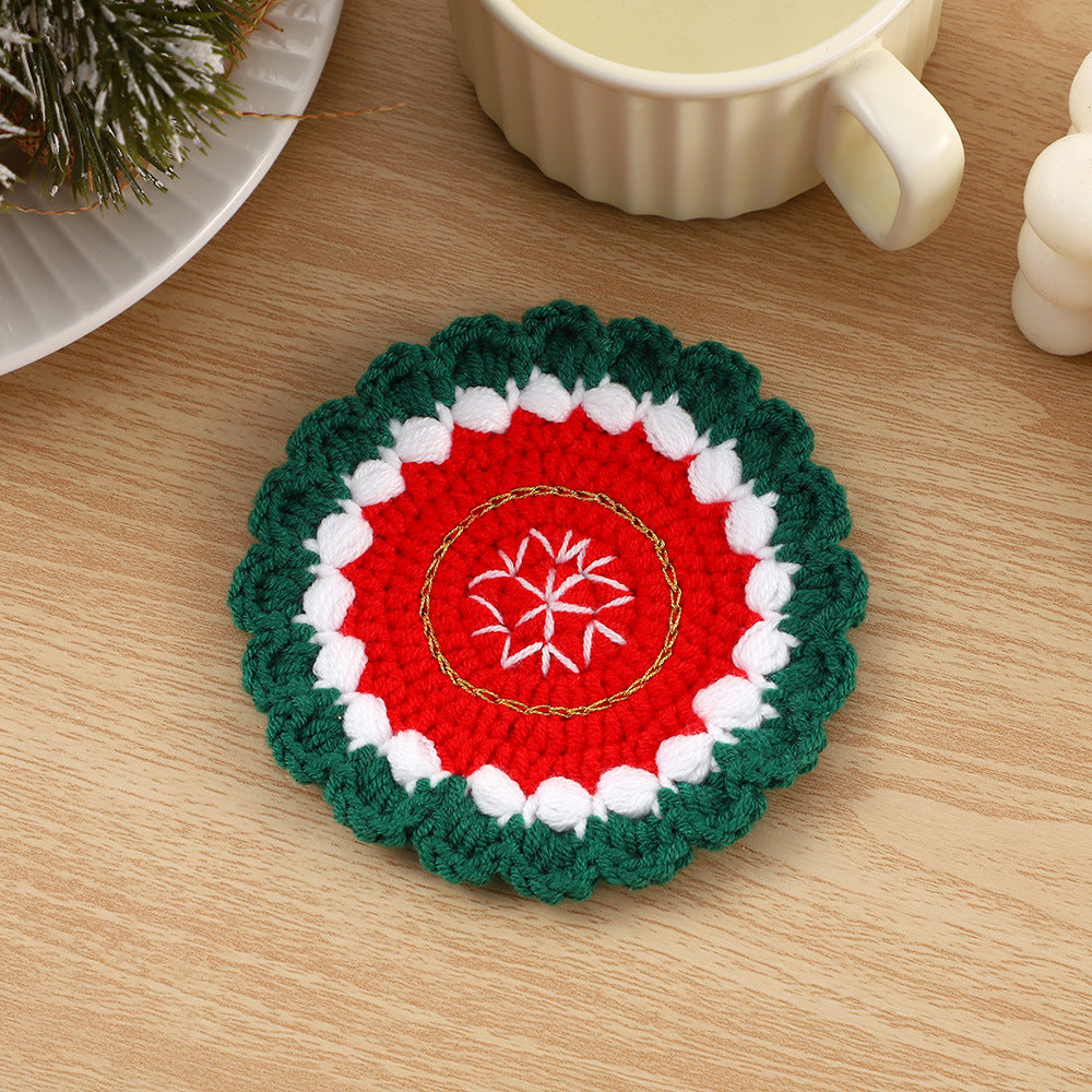 Decorative Artisan Crocheted Coaster