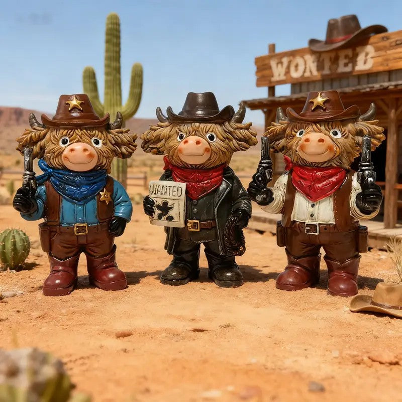 Funny Cowboy Figurine