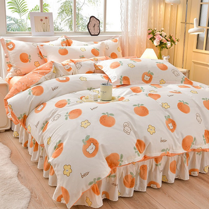 Floral Design Comforter Set