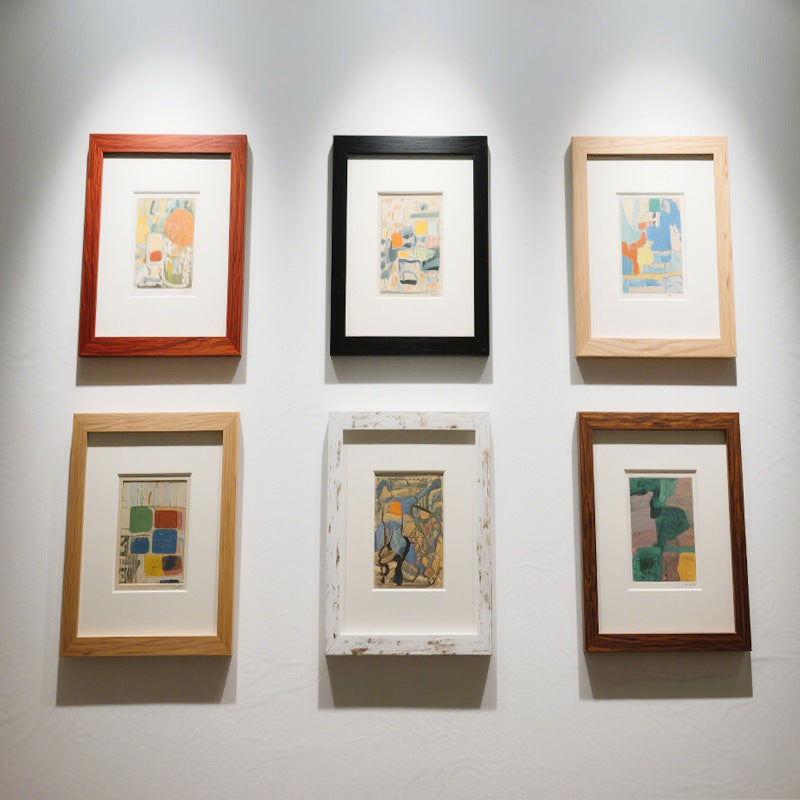 Framed Multi-Panel Abstract Art