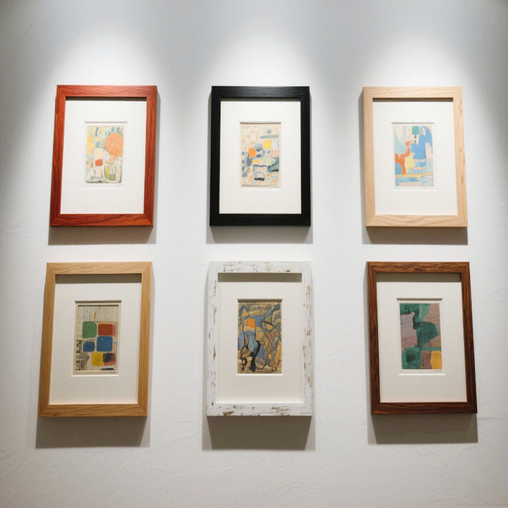 Framed Multi-Panel Abstract Art