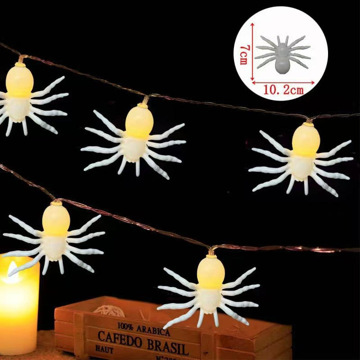 Decorative Halloween LED Pumpkin Ghost Bat String Lights