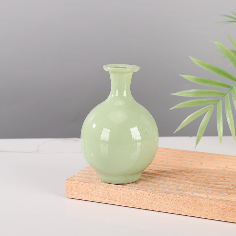 Decorative Round Glass Vase