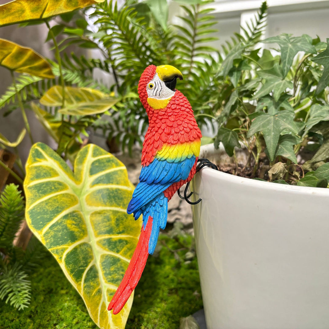 Decorative Parakeet Bird Figurine