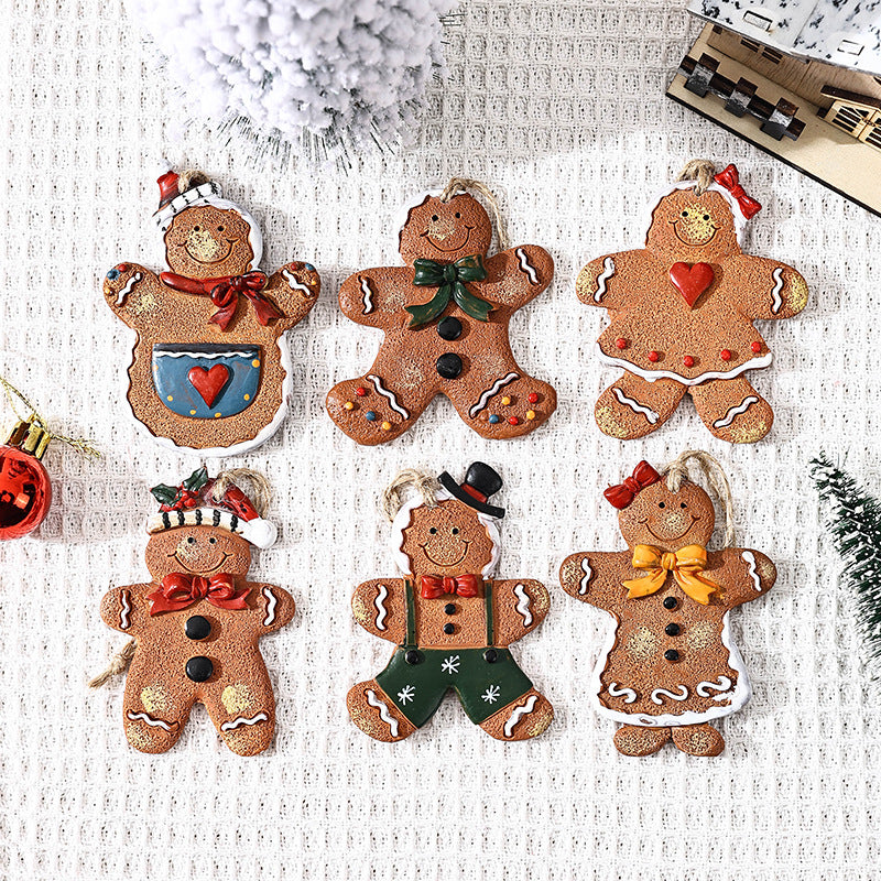Decorative Christmas figure in gingerbread man design