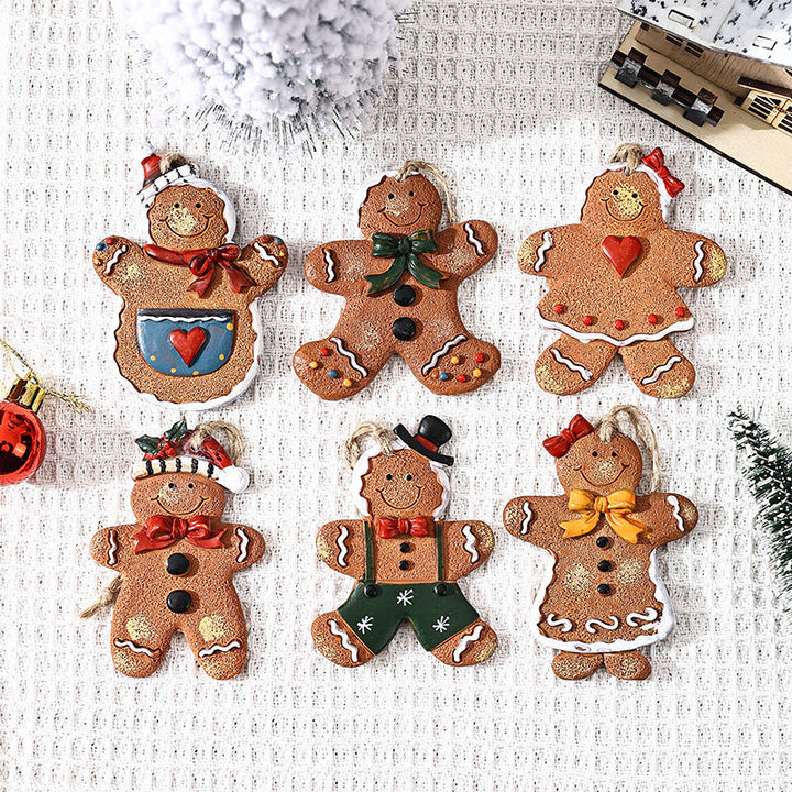 Decorative Christmas figure in gingerbread man design