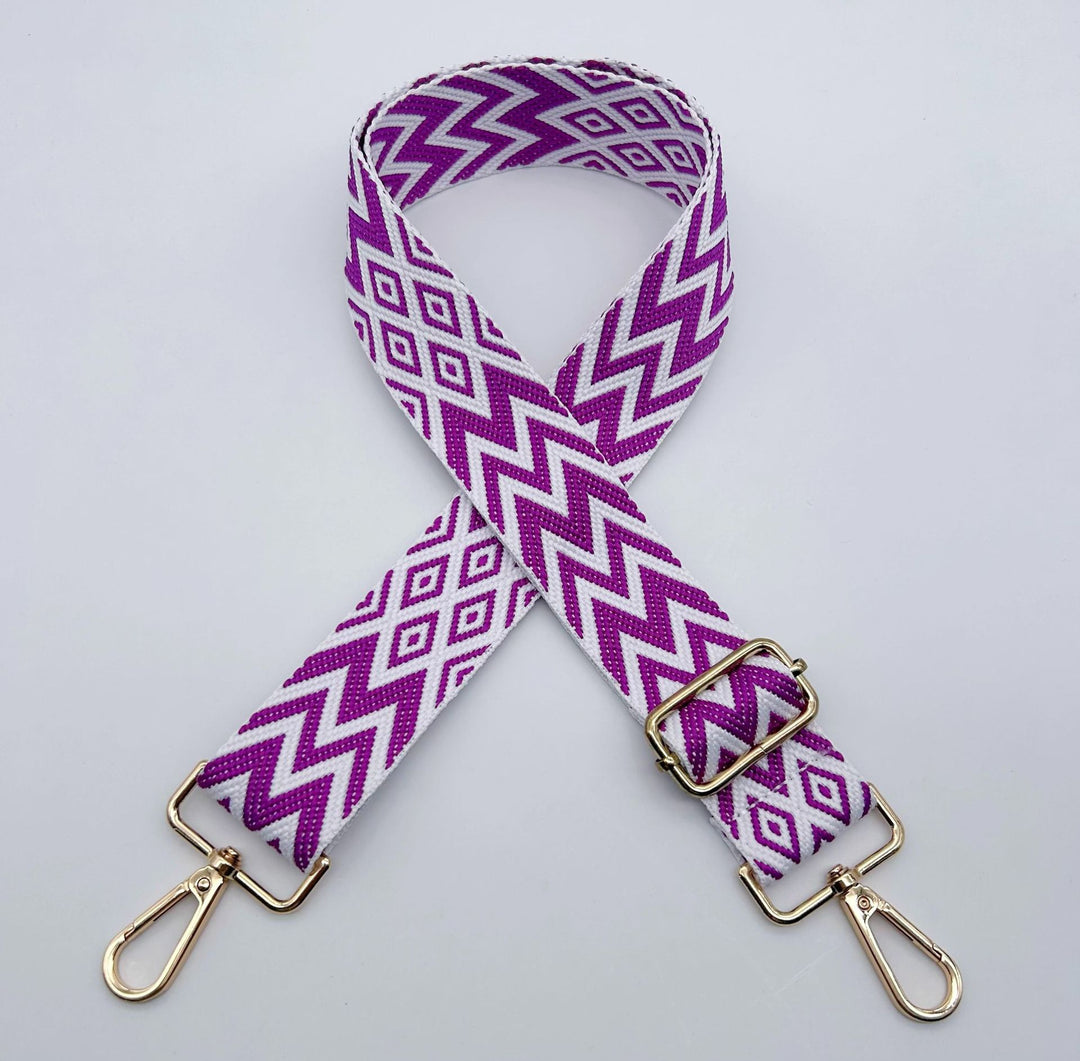 Adjustable Patterned Bag Strap