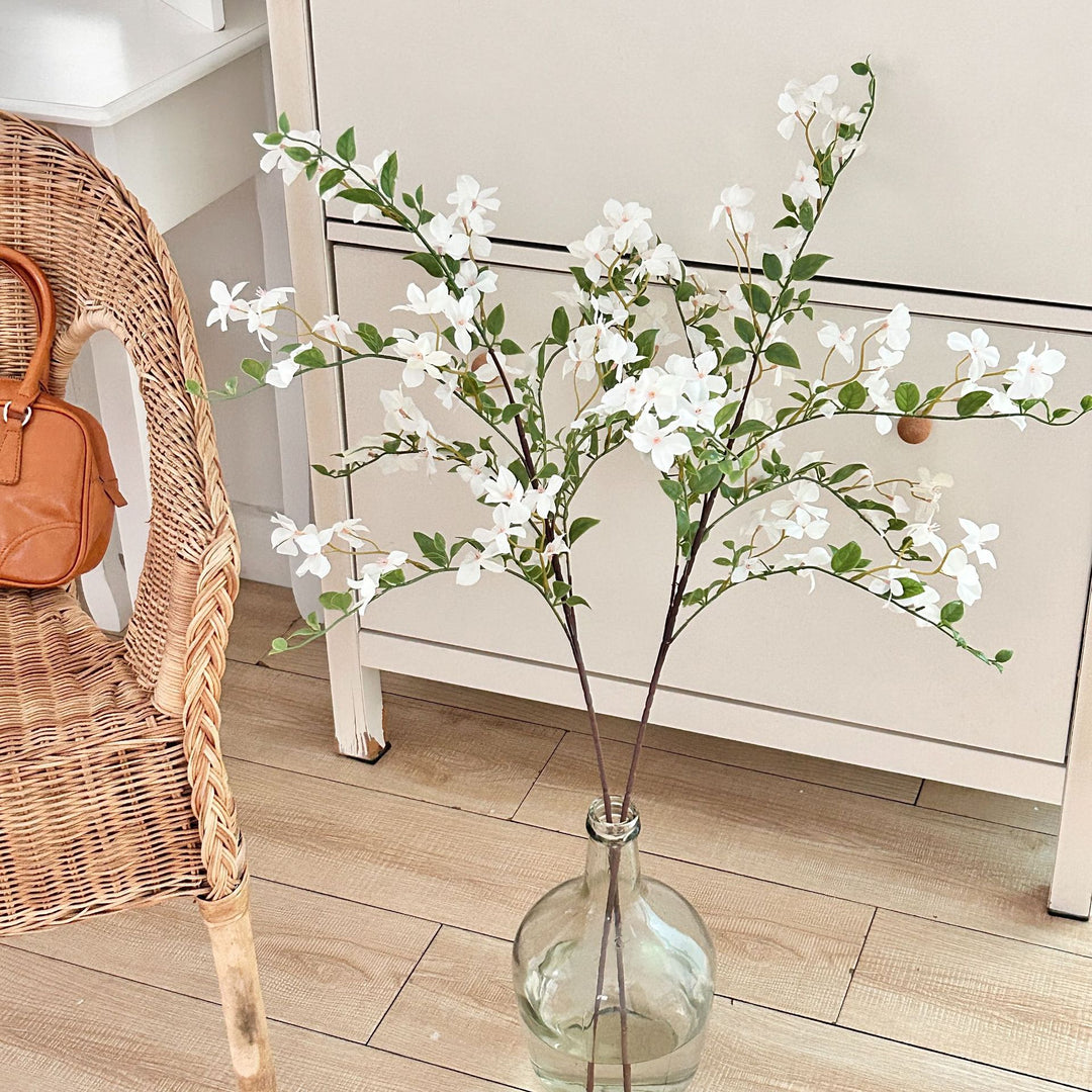 Realistic Faux Flower Branch Arrangement