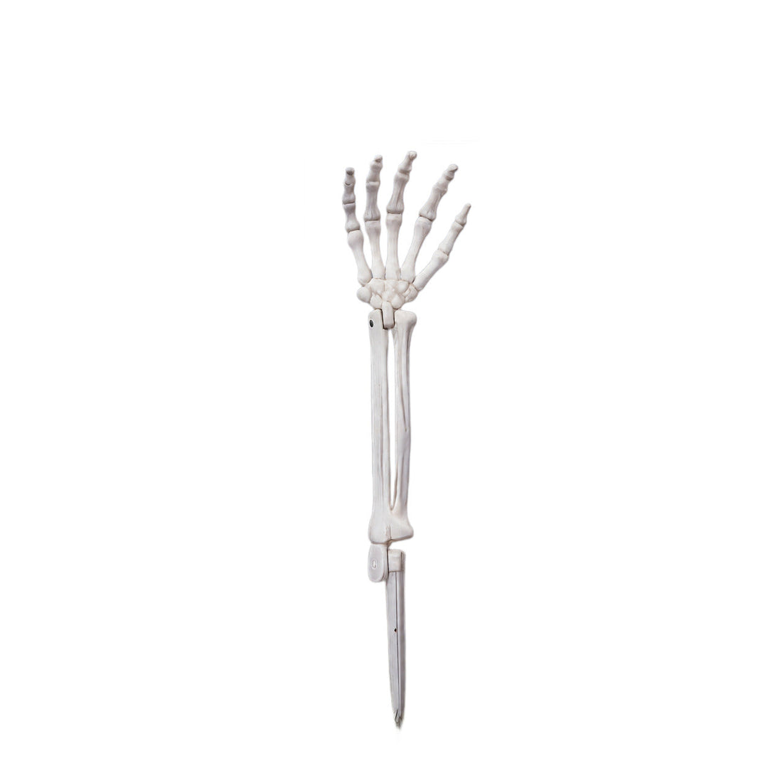 Creepy Halloween decor skeleton tree trunks