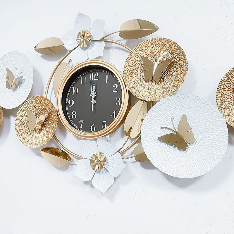 Decorative Butterfly Wall Clock