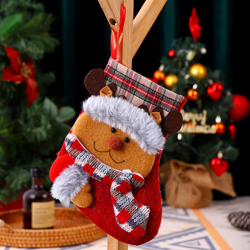 Christmas Fabric Sock