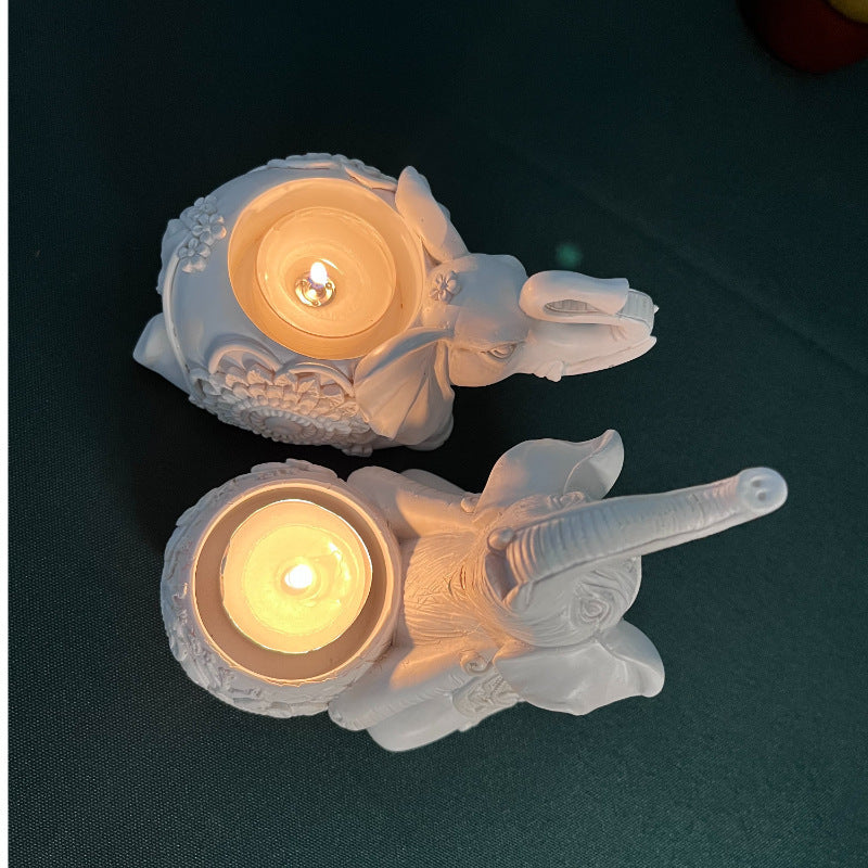 Elephant-Themed Decorative Phone Stand
