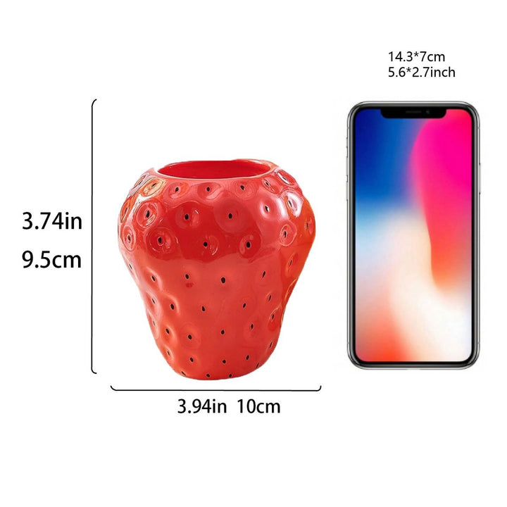 Home Decorative Strawberry Shaped Pot