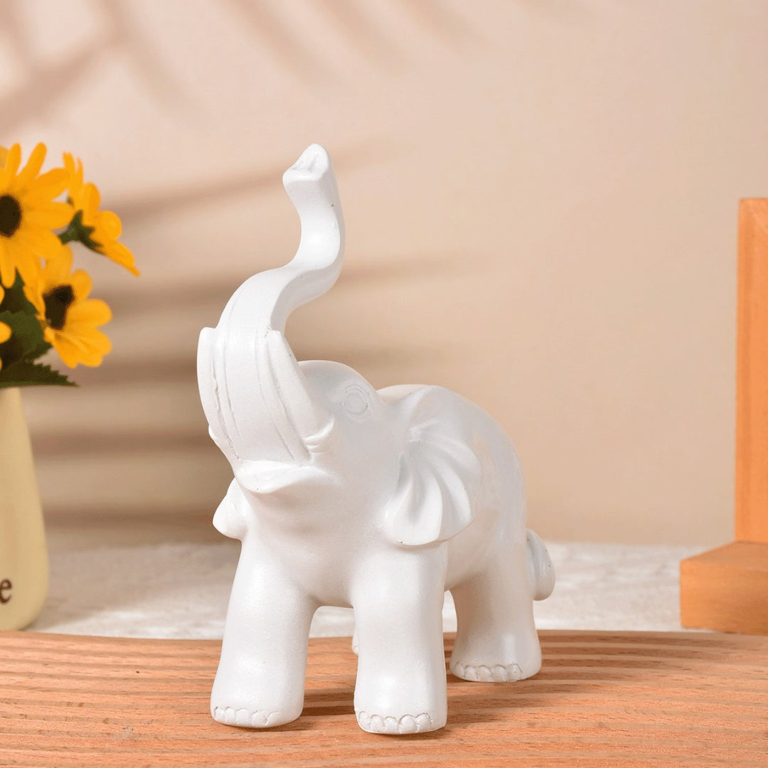 Decorative Black Elephant Figurine