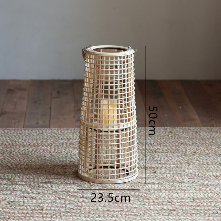 High-quality basket lamp in natural design
