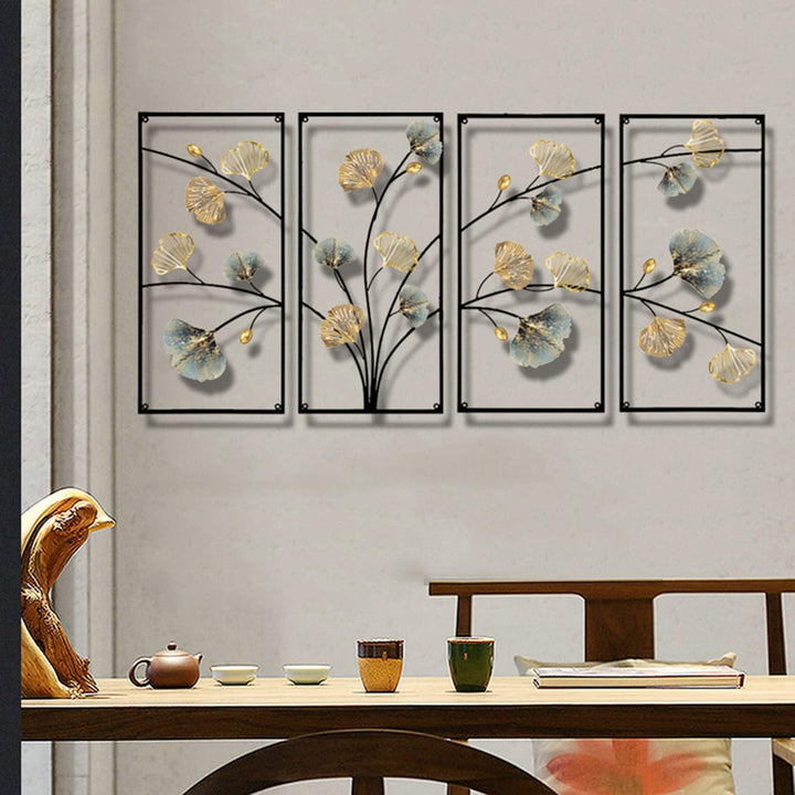 Elegant Floral Metal Wall Art Sculpture