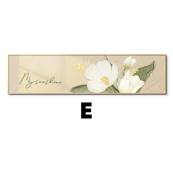 Floral-Inspired Horizontal Framed Wall Art