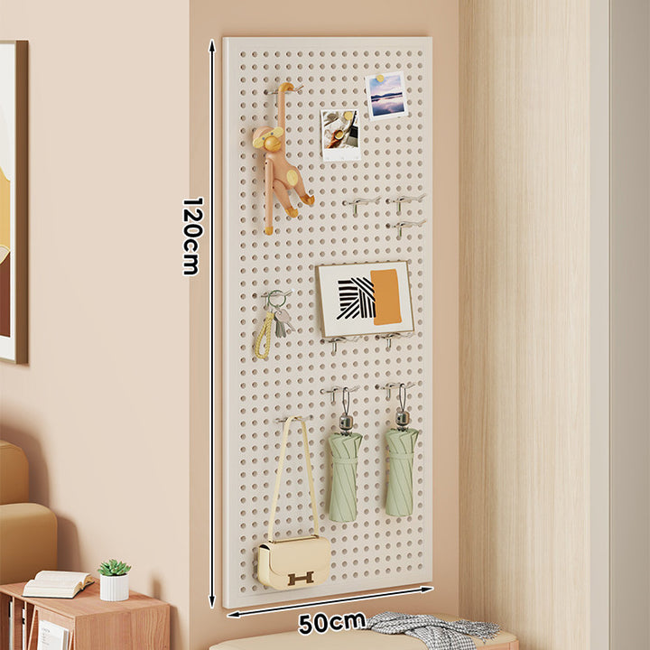 S-Shaped Offset Pegboard Utility Hooks with Support Post