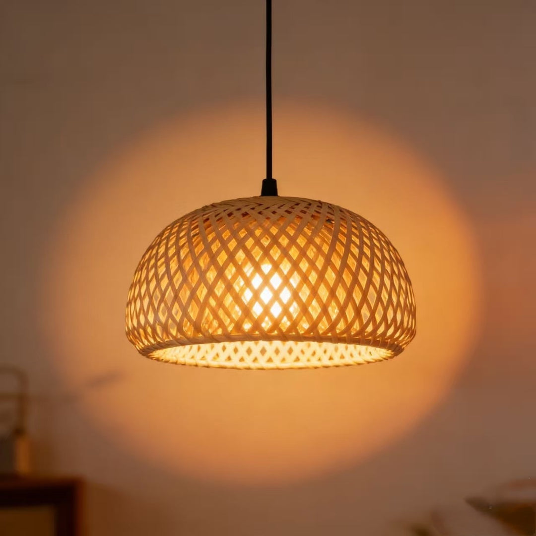 Hanging Bamboo Pendant Light
