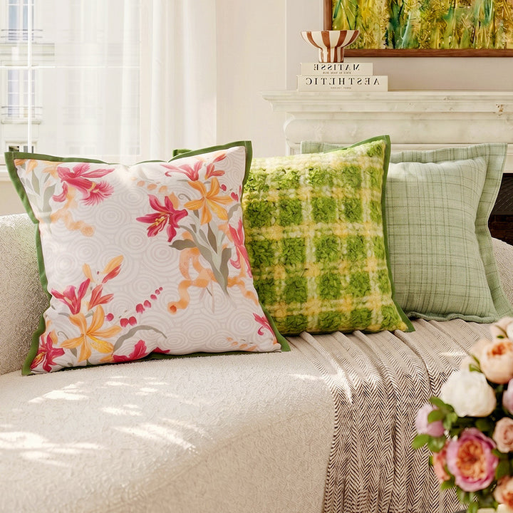 Decorative Ruffled Throw Pillow