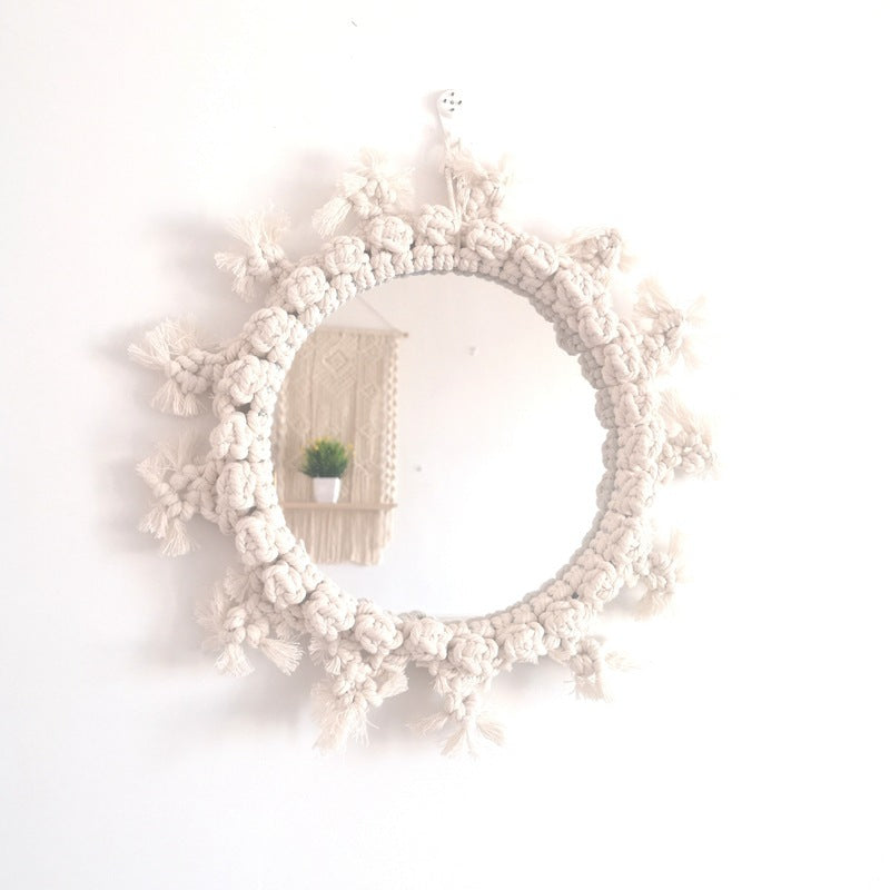 Decorative Macrame Wall Mirror