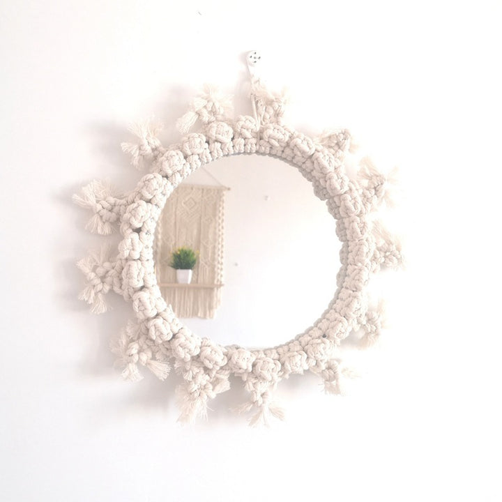 Decorative Macrame Wall Mirror