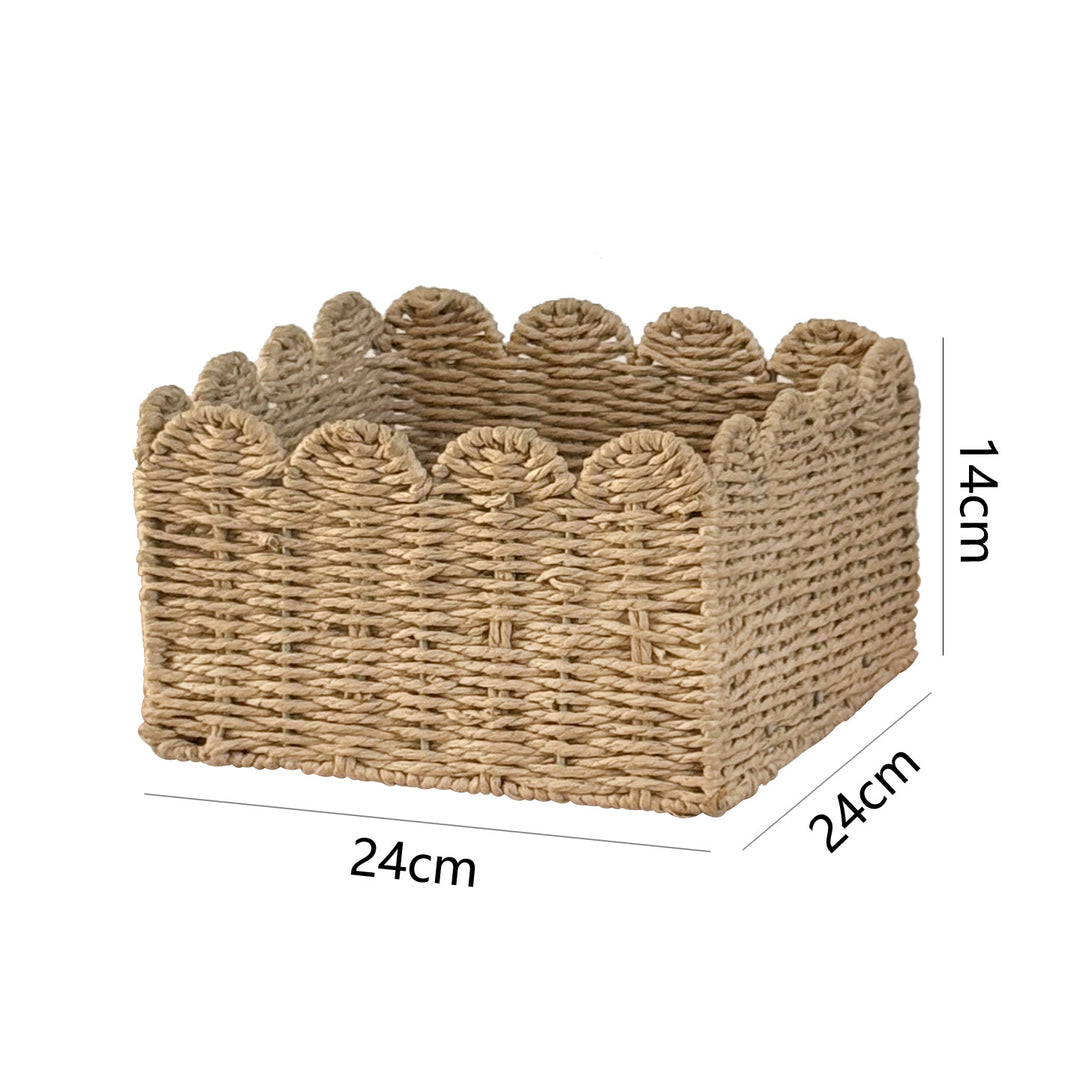 Decorative storage basket
