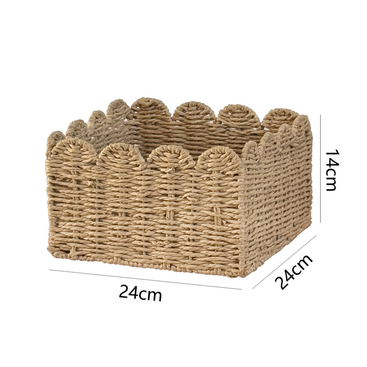 Decorative storage basket