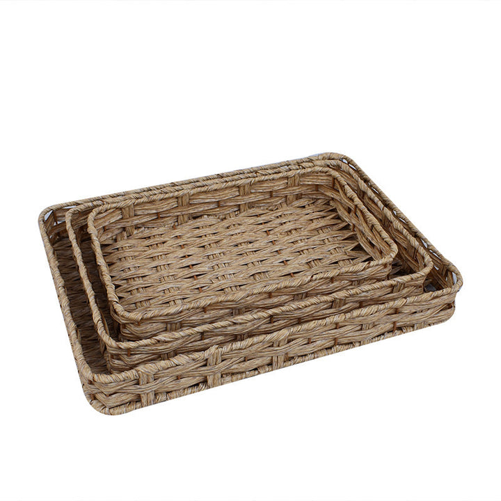 Natural Woven Serving Basket Set