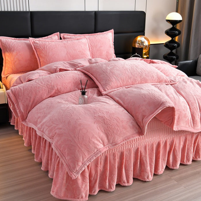 Luxurious Plush Velvet Comforter Set