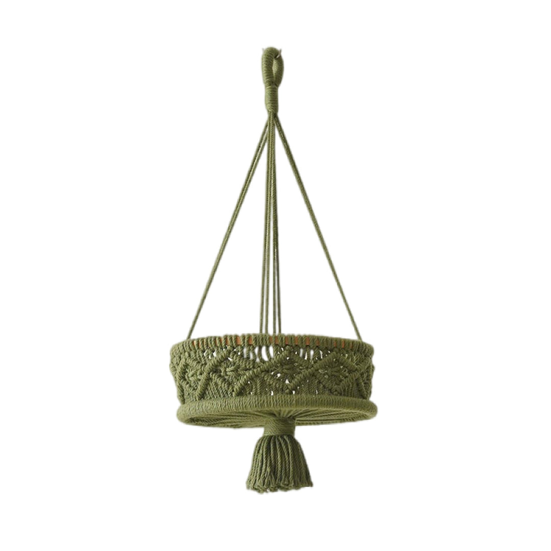 Multi-Tiered Macrame Hanging Storage