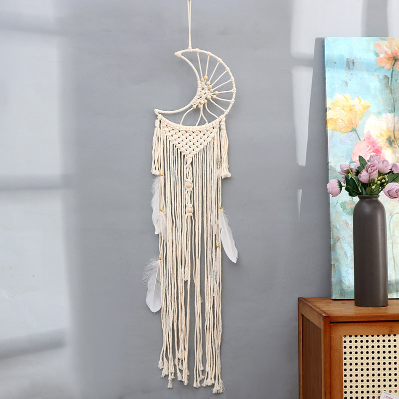 Moon-Inspired Macrame Wall Hanging