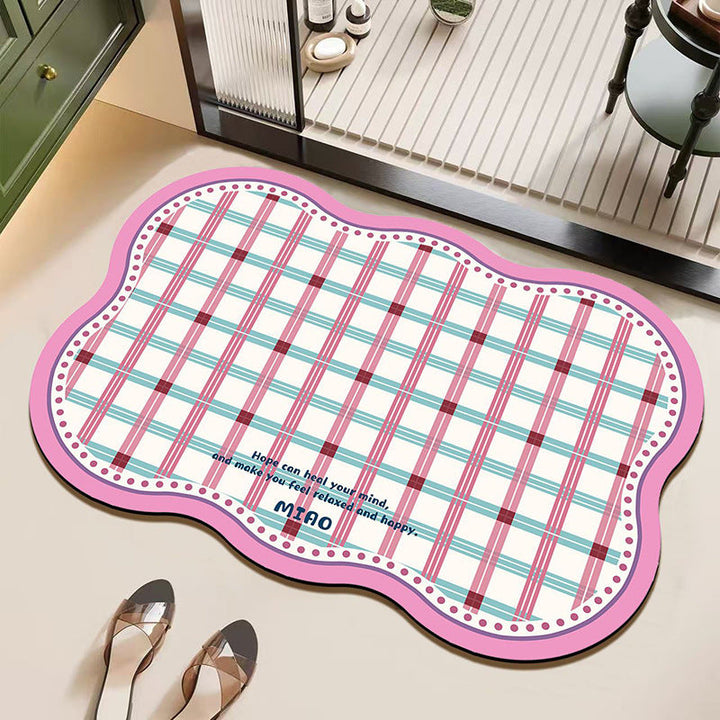 Cute Plush Bathroom Mat