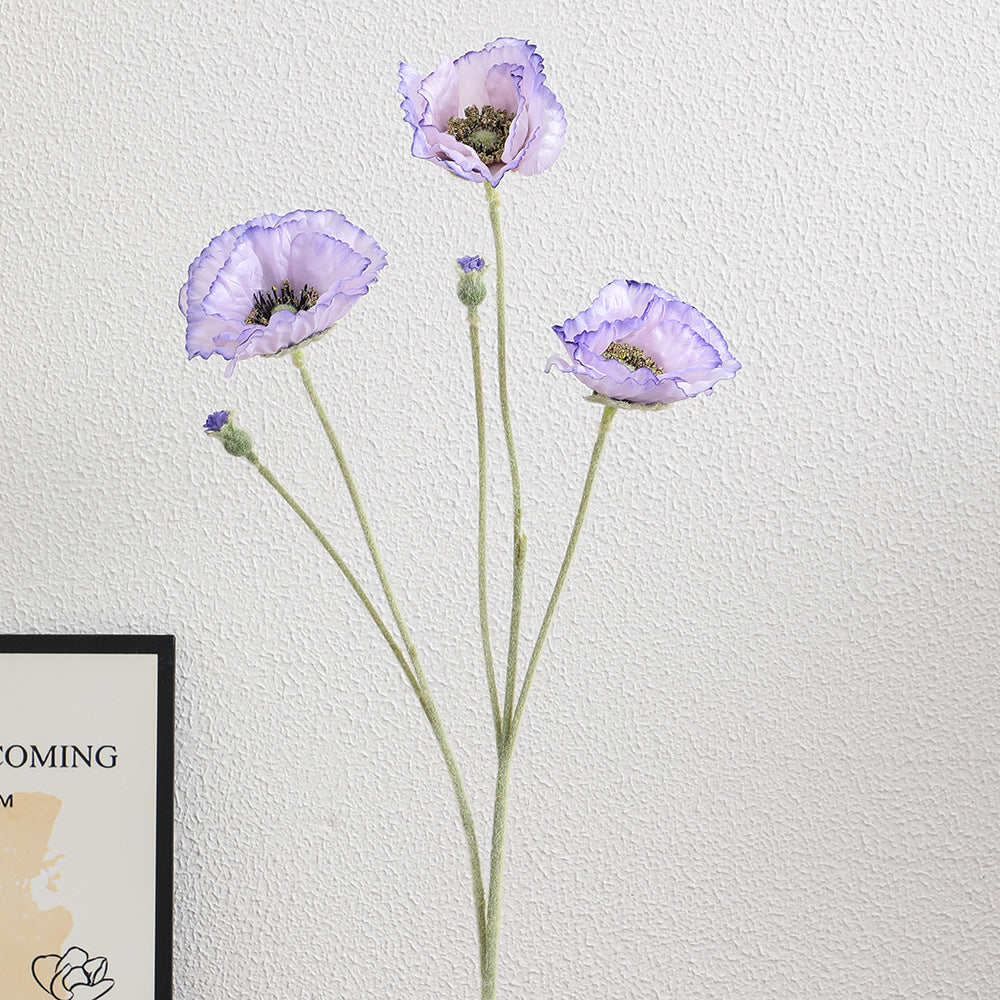 Artificial Romantic Poppy Bouquet