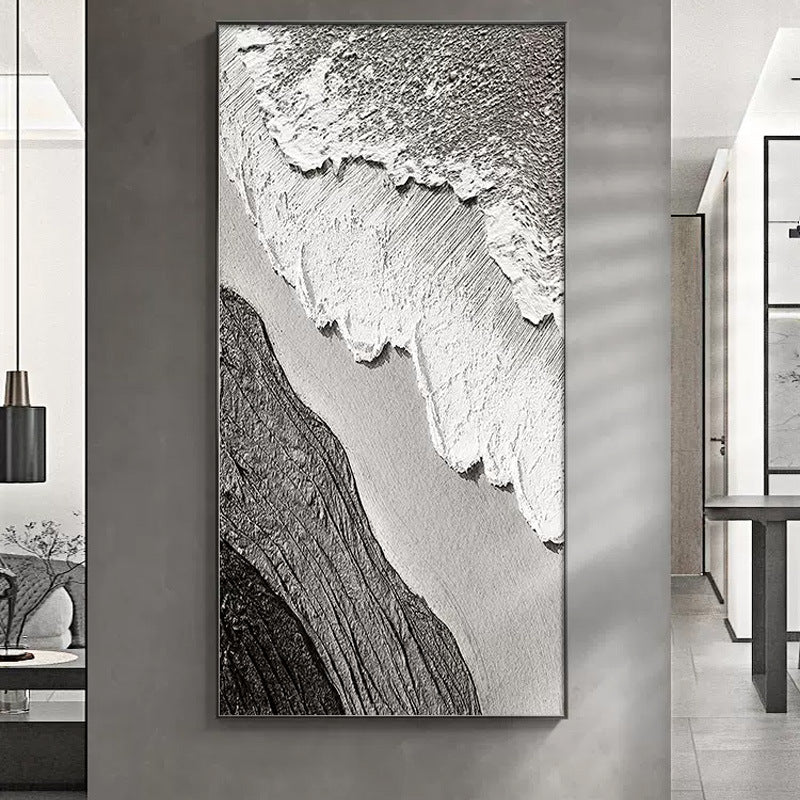 Abstract Textured Landscape Canvas Art
